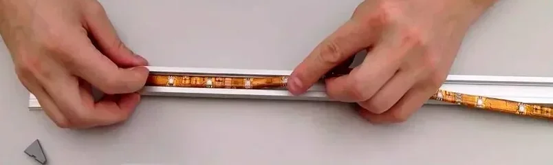 Подготовка ленты к монтажу